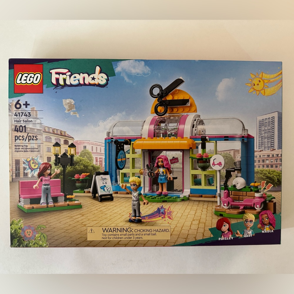 Lego Friends Hair Salon 41743 New Never Opened